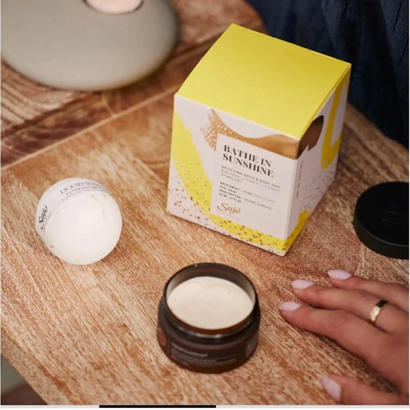 New Saje Bath in Sunshine bath & Body Duo with a bath bomb and body butter - Picture 2 of 7